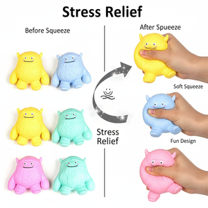 Areia enchimento descompressão neve monstro amassar música TPR rebote lento anti-queda crianças adultos brinquedos atacado logotipo personalizado - Product Image 3