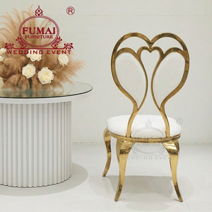 European Style Hotel <b>Chair</b> with White Foam Cushion Gold Wood Frame Open <b>Back</b> Saber Leg Indoor Commercial Furniture - Product Image 4