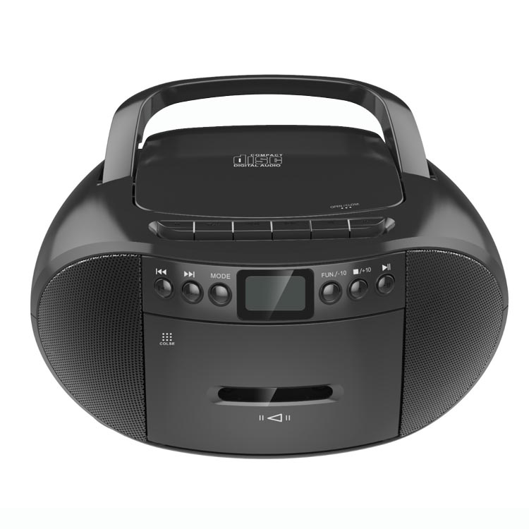 Cd 55101レトロポータブルカラオケCdカセットプレーヤーAm/FmラジオUsb