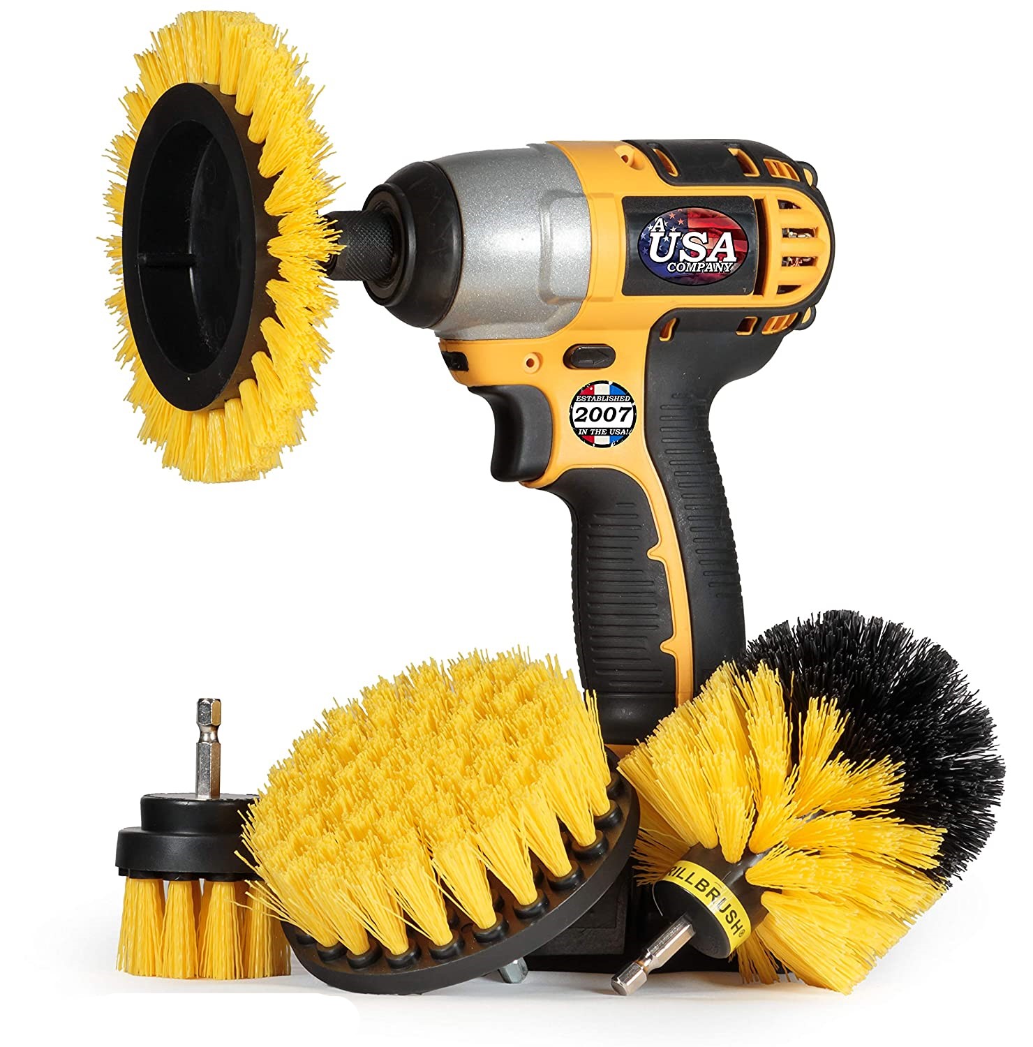 4Pcs Drill Cleaning Power Scrubber Brush Set Customized