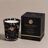 Diffuseur de parfum d'ambiance de luxe avec flacons en verre, bâtonnets en fibre et diffuseur à bâtonnets, diffuseur de parfum à marque privée, bougie parfumée