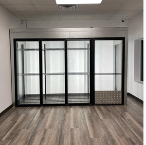 Equipment Chiller Room Sandwich and Walk in Cooler Glass Doors With Shelves for Beverage and Frozen Food - Product Image 3