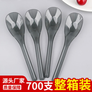 Disposable Spoon Thickened Long Handle For Takeout Fast Food Porridge Commercial Use - Product Image 3