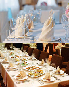 ผ้าเช็ดปากฝ้าย100% สำหรับงานแต่งงานโต๊ะย้อมล้วนมีสไตล์ขนาด60*60ซม. ทำด้วยมือ - Product Image 4