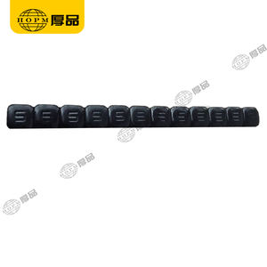 Oto yedek parçaları araba aksesuarı 5g * 12 adet yuvarlak-açılı Fe sopa-on tekerlek denge ağırlığı püskürtme siyah yapışkan tekerlek ağırlıkları - Product Image 6