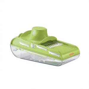 Household Multifunctional <b>Vegetable</b> Cutter Manual Food Slicer <b>Shredder</b> Dicer Kitchen Prep Tool With Safety Hand Protector - Product Image 1