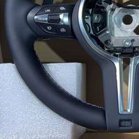 Volant de voiture classique en cuir rond pour BMW F06 F07 F30 F10 F12 F15 F16 F34 F35 F36 F20 F22 F25 F26 F32 F80 M3 M4 M5 X3