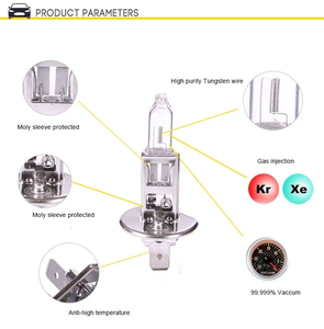 Phares de voiture miniatures populaires pour la conduite de nuit et sur autoroute, ampoules halogènes H1 - Product Image 5