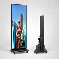Écran LED pliable à pas fin P1.53 pour intérieur, haute luminosité, écran LED publicitaire personnalisé pour événements, directement de l'usine