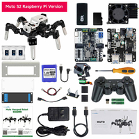 Robot Hexapod Muto S2 18DOF Pengenal Visual AI dengan Servo Bus 35KG dan Baterai Kapasitas Besar 9900mAH untuk Raspberry Pi 5