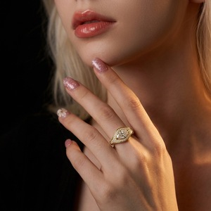 S925 Sterling Silver Marquise Moissanite Halo <b>Ring</b> Twisted Band Engagement Wedding <b>Finger</b> <b>Ring</b> For Women Two Tone Available - Product Image 3