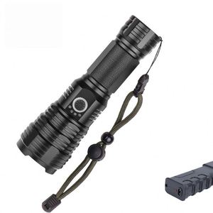 Ultra-Bright 2000 Lumen Tactical Flashlight Rechargeable Waterproof Perfect for Home Safety Emergency Outdoor Survival