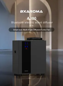 Máquina silenciosa bluetooth para perfume A300, difusor de aroma montado na parede com máquina de óleo essencial