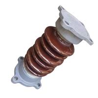 Isolateur de poteau en porcelaine moulé de précision YunBian, type pilier haute tension, tension nominale 380V, 50/60Hz pour systèmes MV&HV