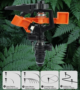 Nhựa nông nghiệp xung cỏ phun nước nhà sản xuất thư mục dao động phun nước tưới vườn phun nước - Product Image 3