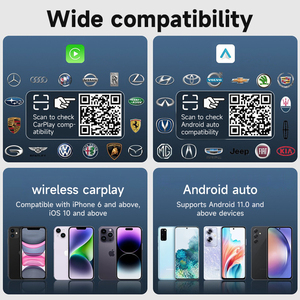 Boîte CarPlay sans fil Système 3 en 1 Boîte <span class=keywords><strong>Android</strong></span> Ai 4+64G Boîte <span class=keywords><strong>Android</strong></span> <span class=keywords><strong>Auto</strong></span> Prend en charge le streaming Netflix <span class=keywords><strong>YouTube</strong></span> - Product Image 6