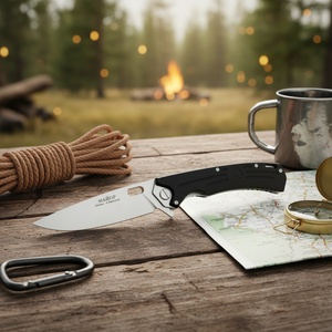 Cuchillo Plegable Táctico Ruso en Oferta, Hoja de Acero D2 OEM, Rodamiento de Bolas, Mango G10, Grado Industrial, para Camping y Uso Diario (EDC) - Product Image 6