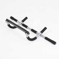 RongNeng RN-MK07 Palang Pull-Up Baja Karbon Tugas Berat Multi-Grip Tanpa Bor untuk Dipasang di Pintu, Peralatan Fitness untuk Penggunaan di Rumah