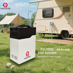 Sistema de Almacenamiento de Energía Solar Móvil Todo en Uno con Batería de Iones de Litio de 300W/1Kwh para Uso en Campamentos al Aire Libre y Automóviles - Product Image 1