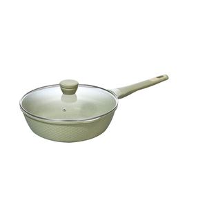 Set di pentole in alluminio antiaderente da giardino 12 pezzi Set di pentole in alluminio pressofuso in casseruola per friggere padella padella per <span class=keywords><strong>Pizza</strong></span> Wok - Product Image 2