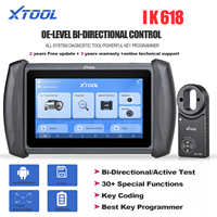 XTOOL InPlus IK618 Herramienta de programación clave KC100 Programador EEPROM Adaptador Soporte Control bidireccional OE Diagnos completos