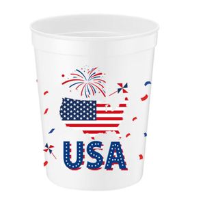 Gobelets flexibles givrés incassables avec logo personnalisé, réutilisables, pour décorations de fête, gobelets en plastique personnalisés, cadeaux de mariage modernes - Product Image 2