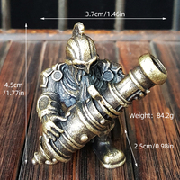 Vente en gros porte-bâton d'encens artilleur bureau ornement en métal porte-encens portable décoration intérieure souvenirs cadeaux