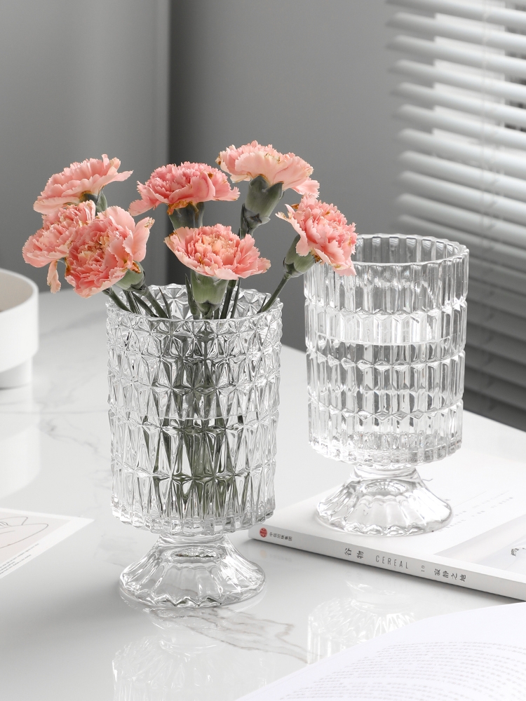 Factory Produced Wholesale Glass Flower Vase for Home Decor