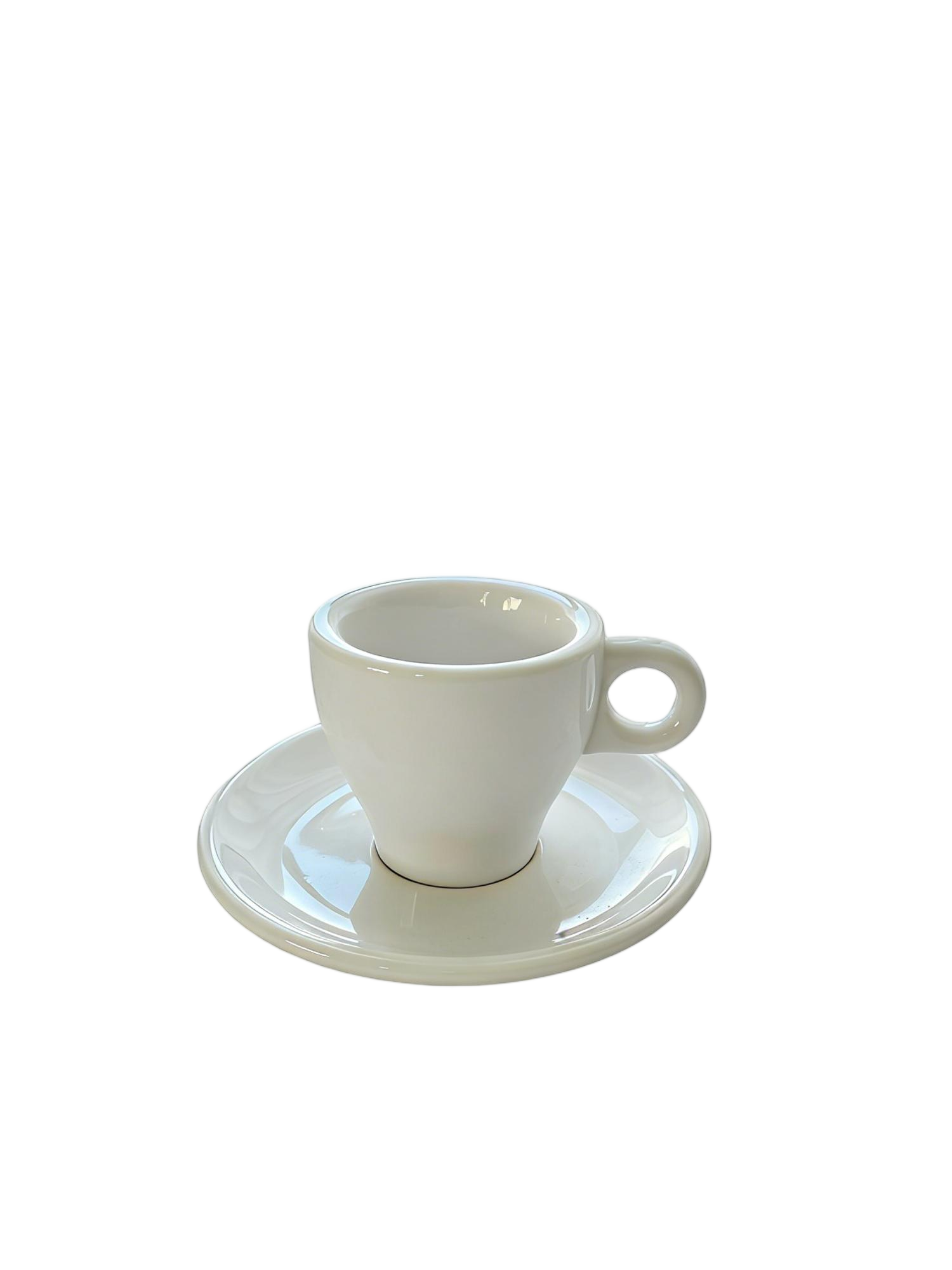White 80 ml espresso cup
