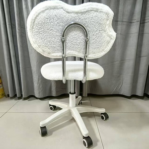 <span class=keywords><strong>Silla</strong></span> moderna de <span class=keywords><strong>tocador</strong></span> <span class=keywords><strong>para</strong></span> el hogar, taburete de maquillaje de madera maciza <span class=keywords><strong>con</strong></span> estilo crema, <span class=keywords><strong>silla</strong></span> de comedor giratoria <span class=keywords><strong>para</strong></span> ordenador - Product Image 4