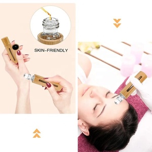 <span class=keywords><strong>Profumo</strong></span> roll-on di lusso vuoto <span class=keywords><strong>profumo</strong></span> roll-on 10 ml vetro trasparente 10 ml rotolo su bottiglia con coperchio in bambù per olio essenziale - Product Image 6