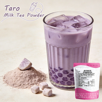 Wholesale Low MOQ Thick Fragrance Taro Milk Tea Powder Good Tasted Instant Bubble Tea Drink Fast to Prepare for Bubble Tea Cafe