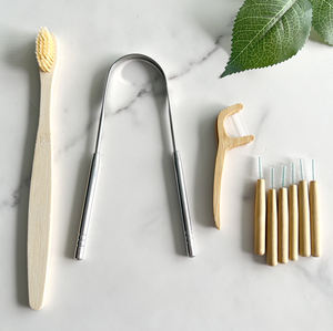 Grattoir lingual professionnel en acier inoxydable avec logo personnalisé pour l'hygiène buccale et une haleine fraîche - Product Image 5