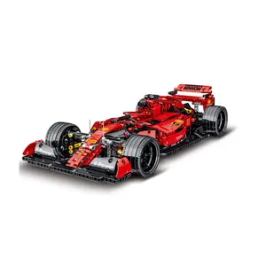 Hot Selling Race Car Building Kit Engineering Toy Brick Block Remote Control F1 Car For Children Christmas Gift