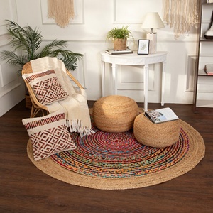 TD Boho stile 18x18 testurizzato cuscino copricuscino floreale geometrico floreale foglia di pianta soggiorno divano casa biancheria da letto - Product Image 2