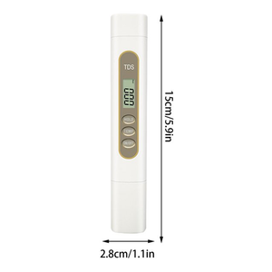 Meilleure qualité et précision avec bouton de maintien, testeur de TDS portable fiable pour l'eau potable, prix d'usine et OEM personnalisable - Product Image 4