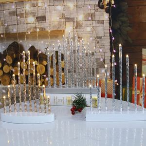 Offre Spéciale : Guirlande Lumineuse LED 17L Blanc Chaud en Plastique Argenté, Effet Bougies pour Décorations de Noël à Domicile - Product Image 5