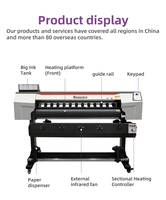 Graphking Venta caliente Impresora de gran formato de 1,3 m para material de publicidad al aire libre Plotter de impresión solvente ecológico con cabezal Epson