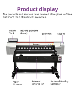 Graphking Hot Bán 1.3M Lớn Định Dạng Máy In Cho Quảng Cáo Ngoài Trời Vật Liệu Sinh Thái Dung Môi In Ấn <span class=keywords><strong>Plotter</strong></span> Với Epson Đầu - Product Image 5