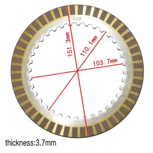 Pièces de moto Plaques de friction et d'acier à base de <span class=keywords><strong>papier</strong></span> pour Suzuki Boulevard M109R VZR1800 2006-2014 - Product Image 6