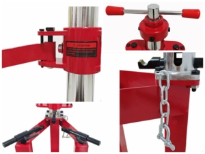 Herramienta de Compresión Hidráulica <span class=keywords><strong>Manual</strong></span> para Amortiguadores de Automóviles, Herramienta de Acero para Instalación y Desmontaje de Resortes - Product Image 5