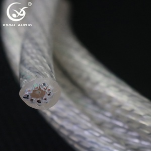 YIVO XSSH HiFI Performance <strong>Power</strong> Line 13mm 9 Core 8N OFC+Pure Silver 16AWG Braid Shielded PVC <strong>Power</strong> <strong>Cable</strong> for Car Microphone - Product Image 1