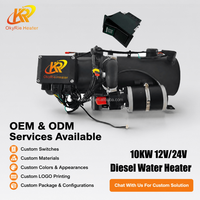 Chauffe-eau diesel 10KW 12V 24V pour préchauffage moteur de bus, caravane, camion – Amélioration et modernisation du chauffage de stationnement – Vente en gros