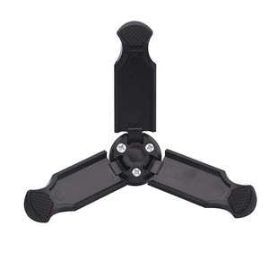 Precio al por mayor Trípode portátil <span class=keywords><strong>Mini</strong></span> trípode Soporte de montaje Diseño antideslizante para Selfie Sticks Soporte para teléfono inteligente Cámara Negro - Product Image 3