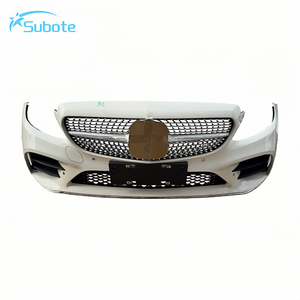 Conjunto de Parachoques Delantero Estilo AMG para <span class=keywords><strong>Mercedes</strong></span> Benz <span class=keywords><strong>Clase</strong></span> <span class=keywords><strong>C</strong></span> W205, Kit de Carrocería Original Desmontado con Rejilla y Radiador - Product Image 1