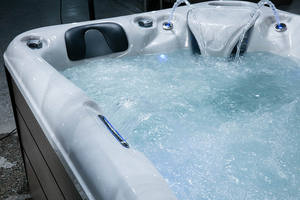 Offres Spéciales Relax Massage extérieur Spa bain à remous bain à remous baignoire extérieure avec musique Bluetooth lumière LED buse Massage pour jardin - Product Image 6