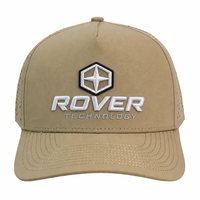 Casquette de golf 5 panneaux personnalisée avec logo brodé 3D, casquette de sport de luxe souple et performante pour le tennis et le golf
