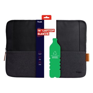 Funda para portátil de 16 pulgadas LISBOA Sleeve Negro 25248 - Product Image 2