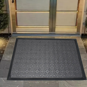 Venta al por mayor de felpudos de bienvenida de medio círculo felpudo Tapis De <span class=keywords><strong>Sol</strong></span> de entrada al aire libre felpudos de goma negra - Product Image 6