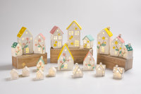 Nouveauté Creative Led Lumières Décor Maison Maison Fleurs Motif Décorations De Pâques
